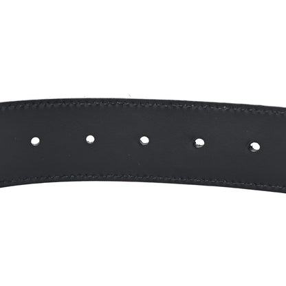 Louis Vuitton Suede Calfskin Mini Damier 40mm LV Initiales Belt 110 44 Carbone 5 of 8