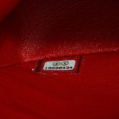 Chanel Lambskin Quilted Jumbo Double Flap Red 9 of 9