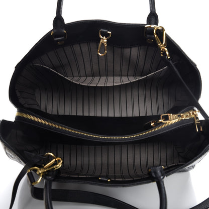 Louis Vuitton Empreinte Montaigne GM Black 6 of 10