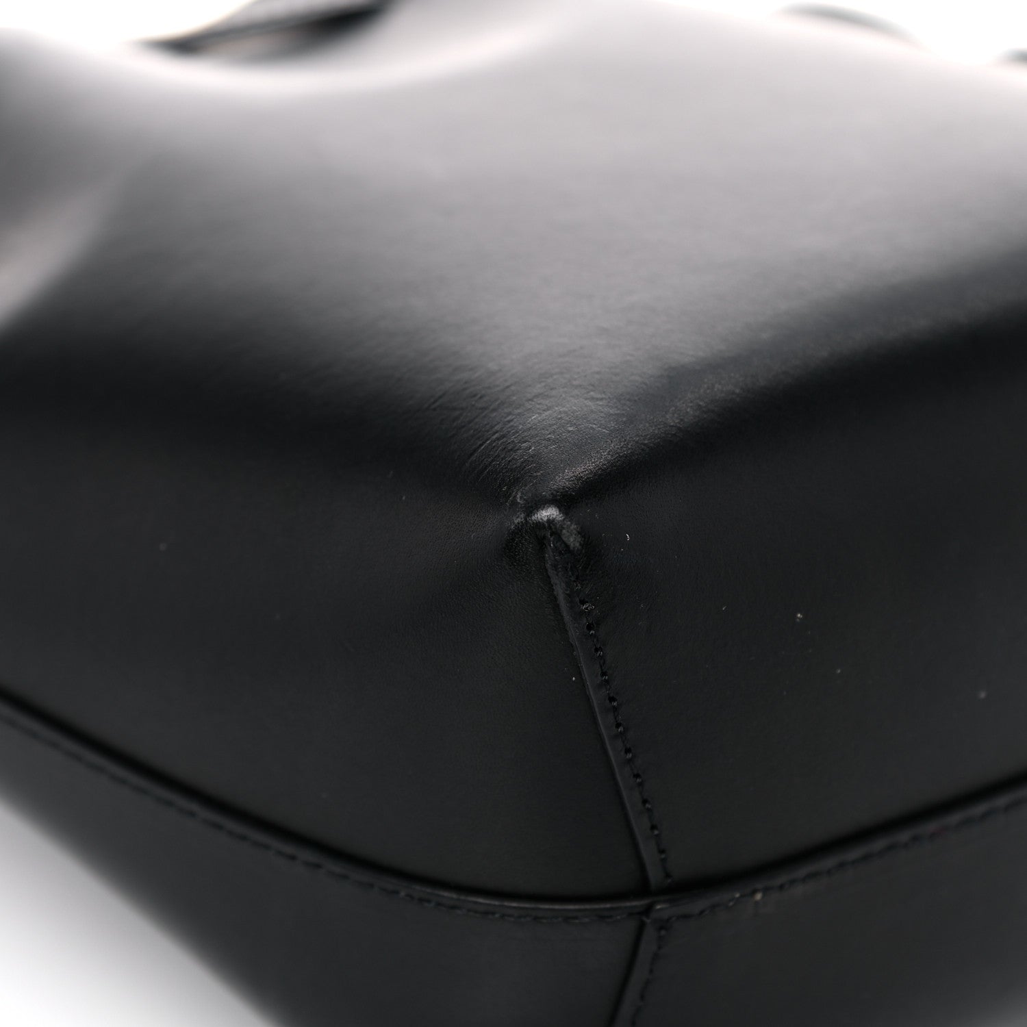 Mansur Gavriel Calfskin Mini Bucket Bag Black Ballerina 10 of 14