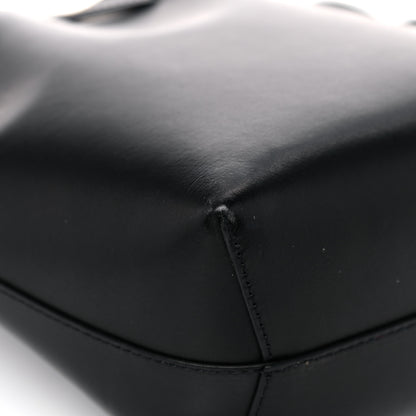 Mansur Gavriel Calfskin Mini Bucket Bag Black Ballerina 10 of 14