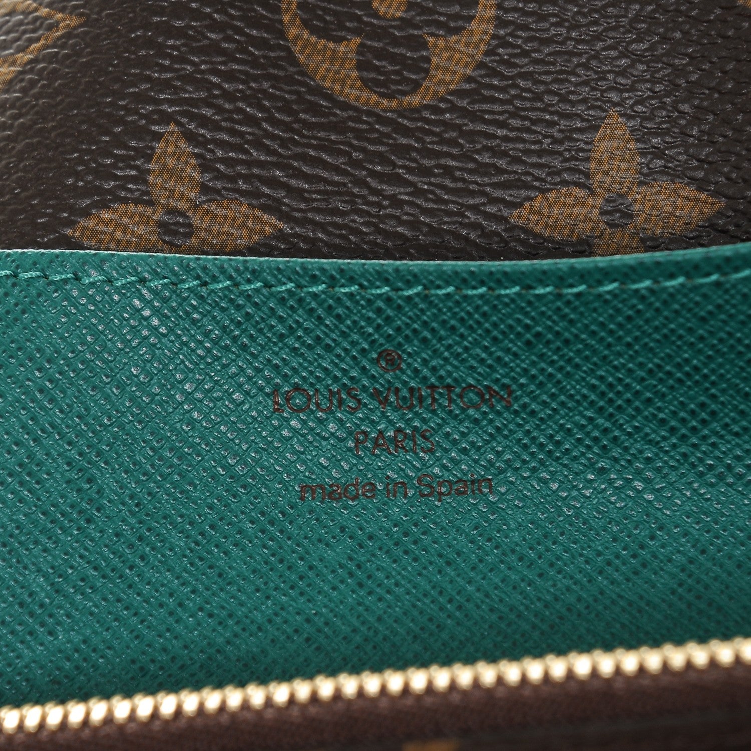 Louis Vuitton Monogram Emilie Wallet Vert 6 of 6