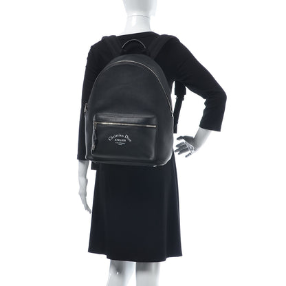 Christian Dior Grained Calfskin Rider Backpack Black 2 of 7
