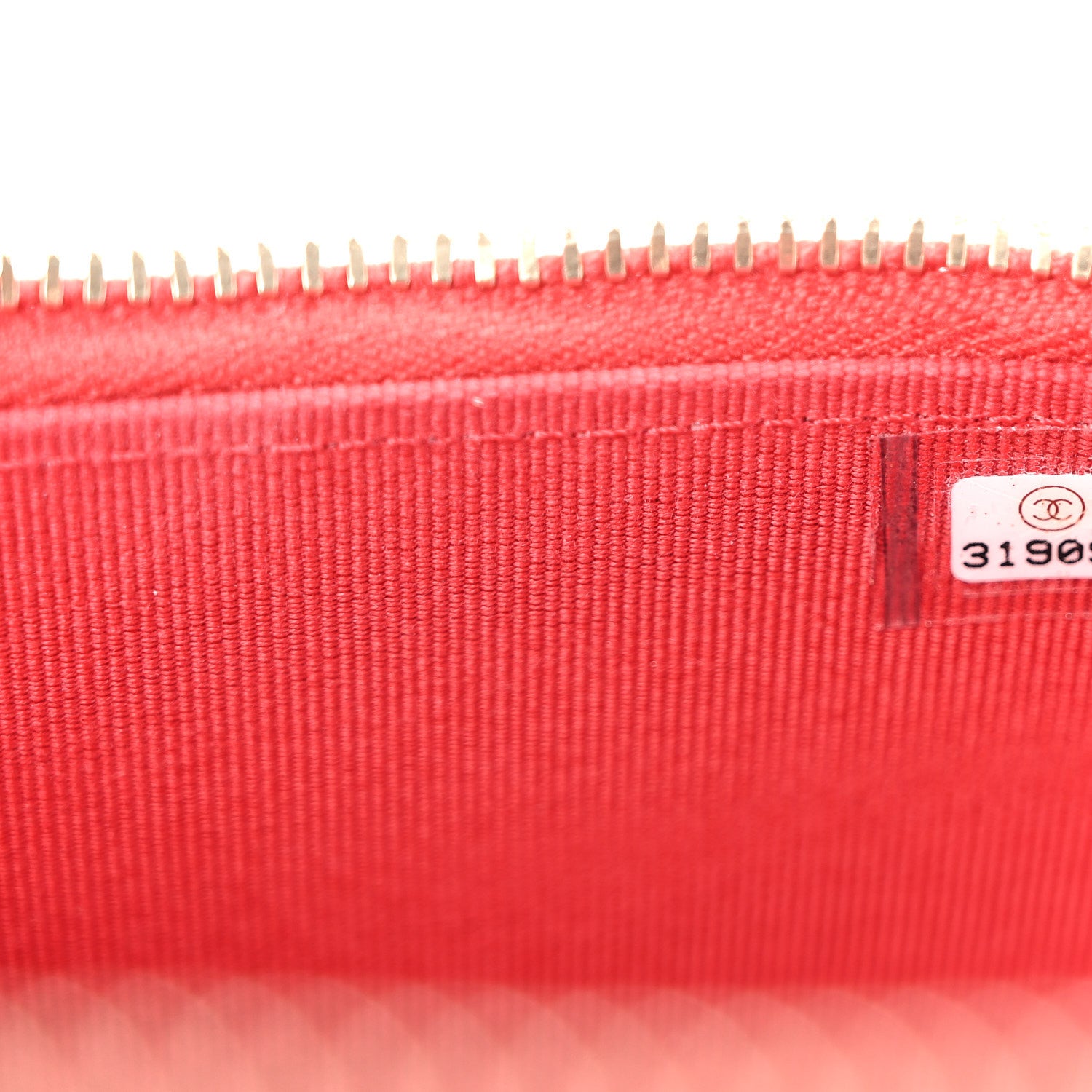 Chanel Lambskin Quilted Mini Top Handle Vanity Case With Chain Red 7 of 11