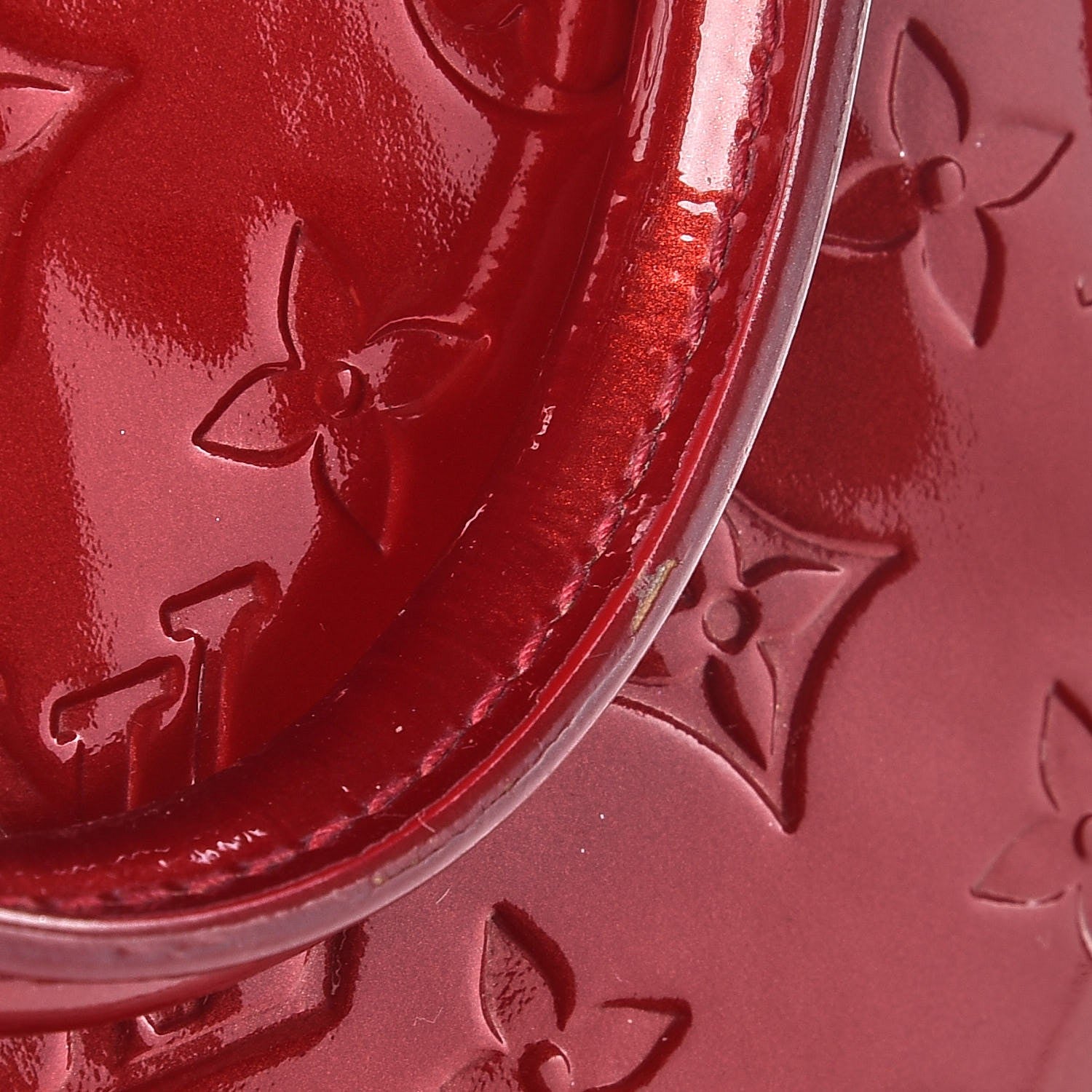 Louis Vuitton Vernis Alma GM Pomme D'Amour 9 of 17