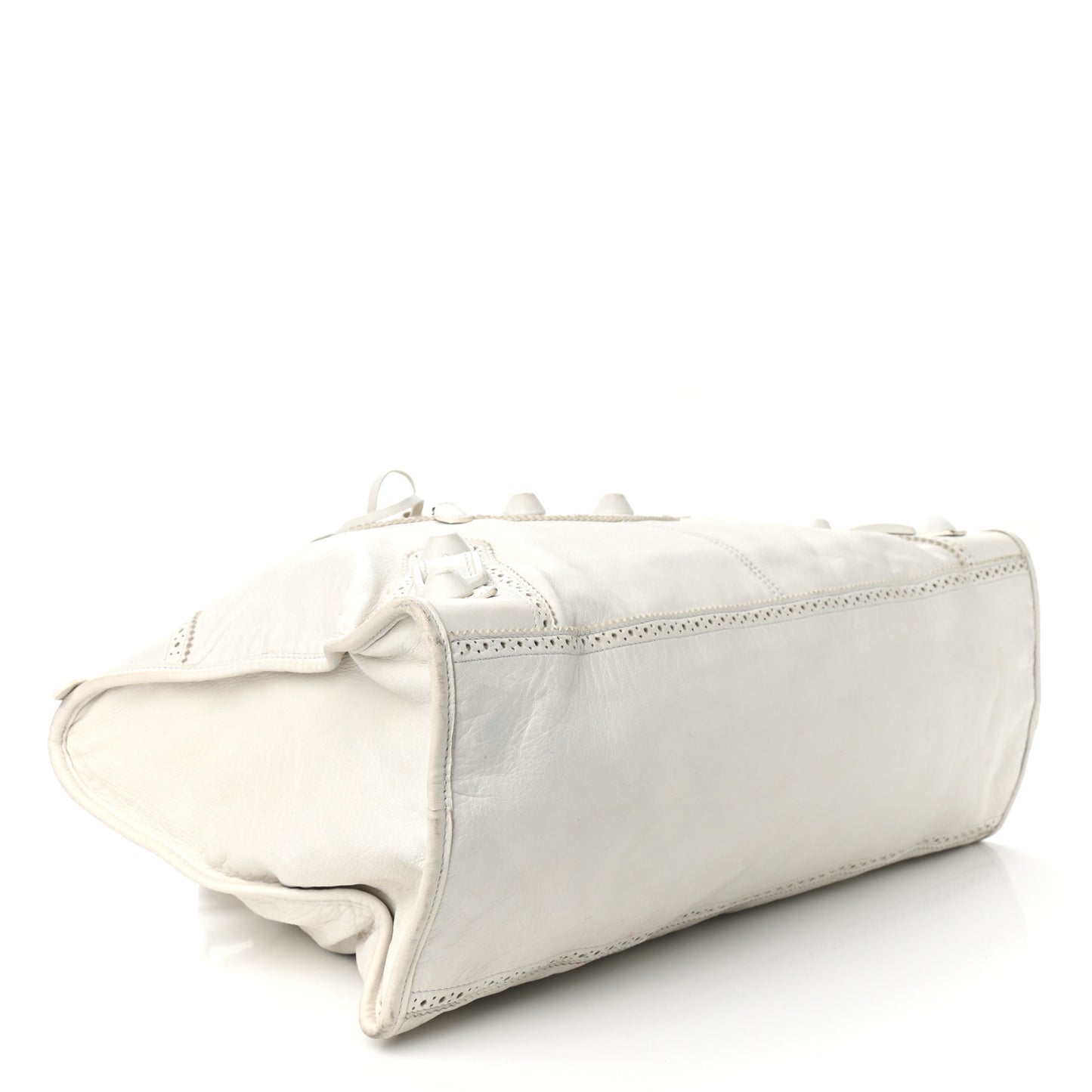 Agneau Giant Brogues Hardware Work White Light