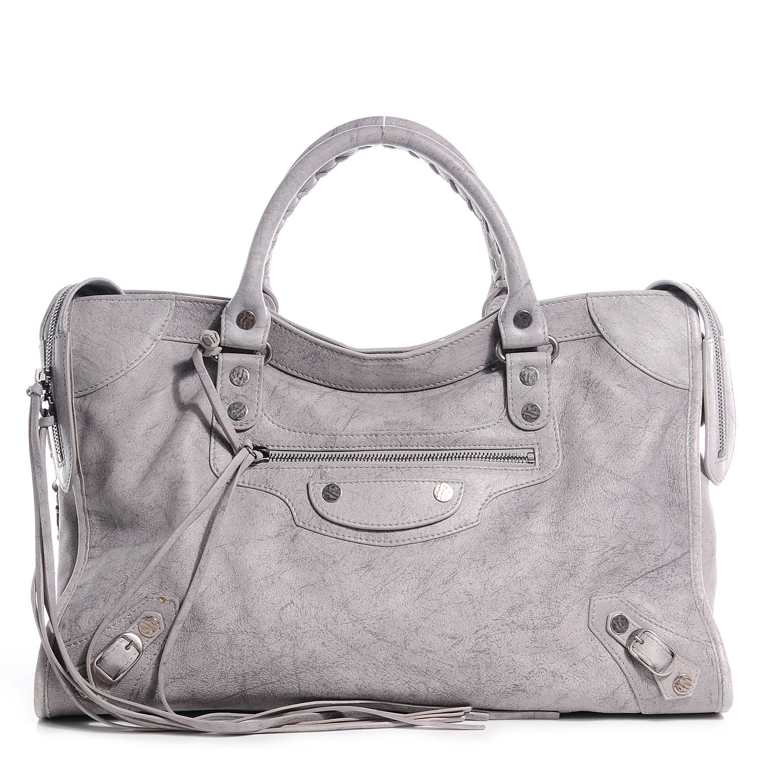Balenciaga Agneau Marble Hardware City Grey 1 of 9