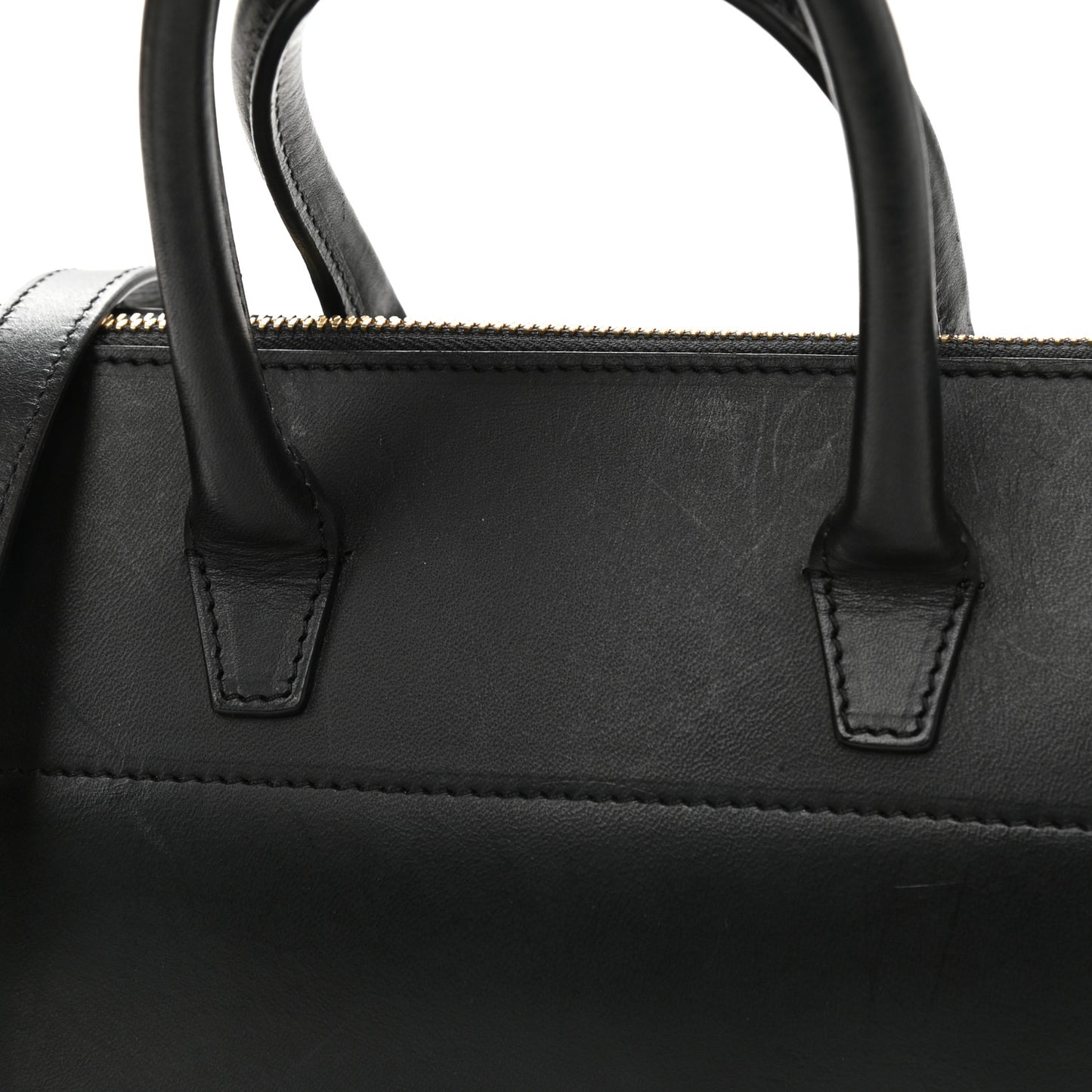 Calfskin Mini Travel Crossbody Bag Black Flamma