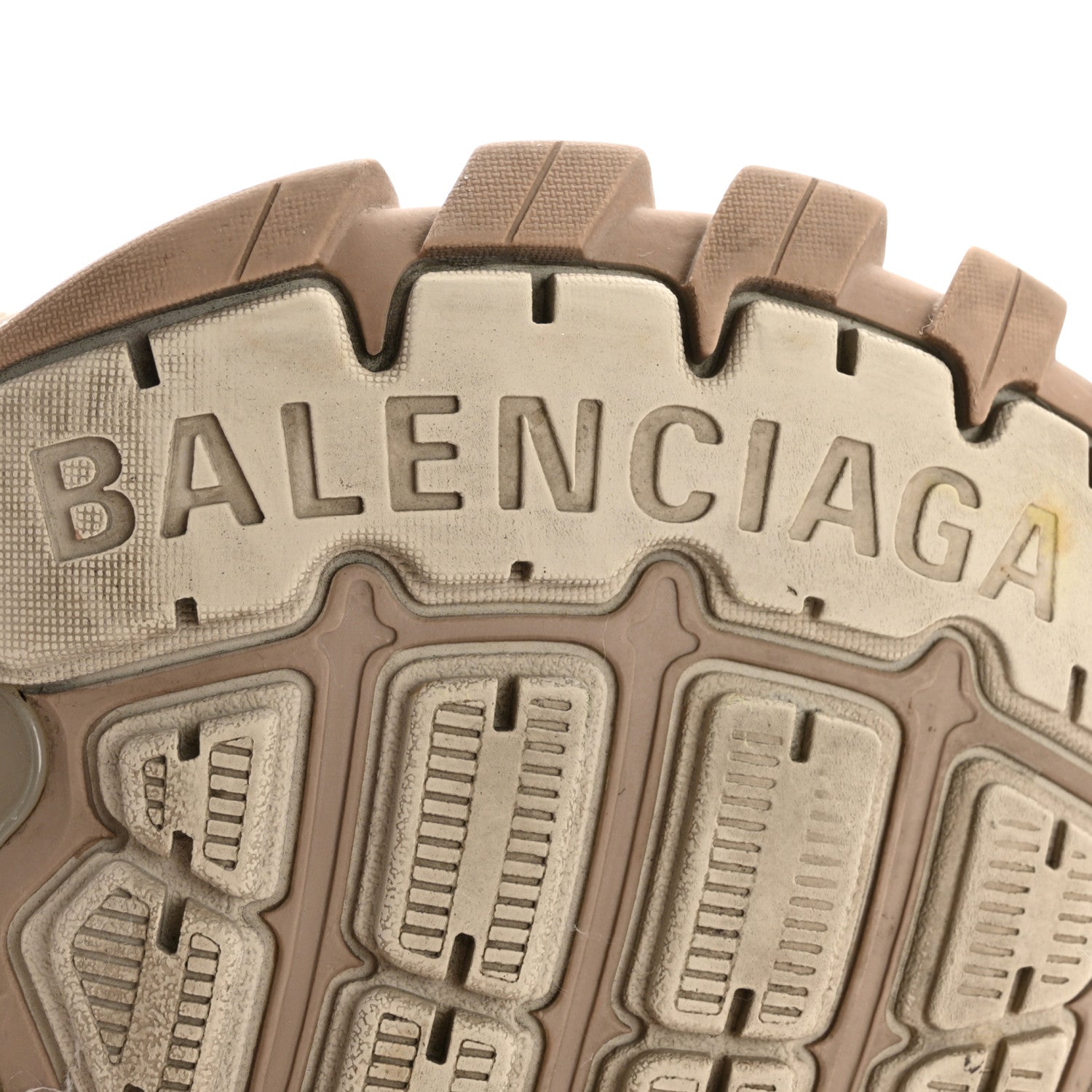 Balenciaga Mesh Nylon Destroyed Womens Track.3 Sneakers 37 Beige Mix 8 of 13
