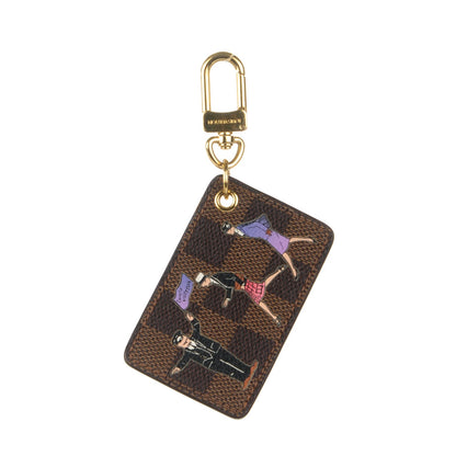 Louis Vuitton Damier Ebene Illustre Key Charm 1 of 5