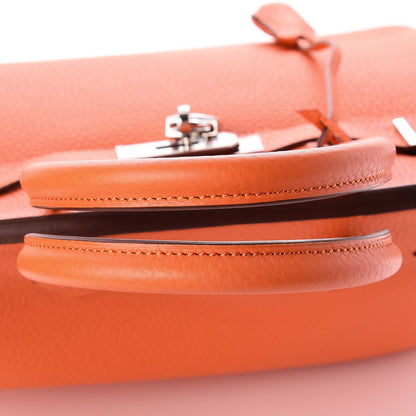 Hermes Taurillon Clemence Birkin 30 Feu 21 of 30