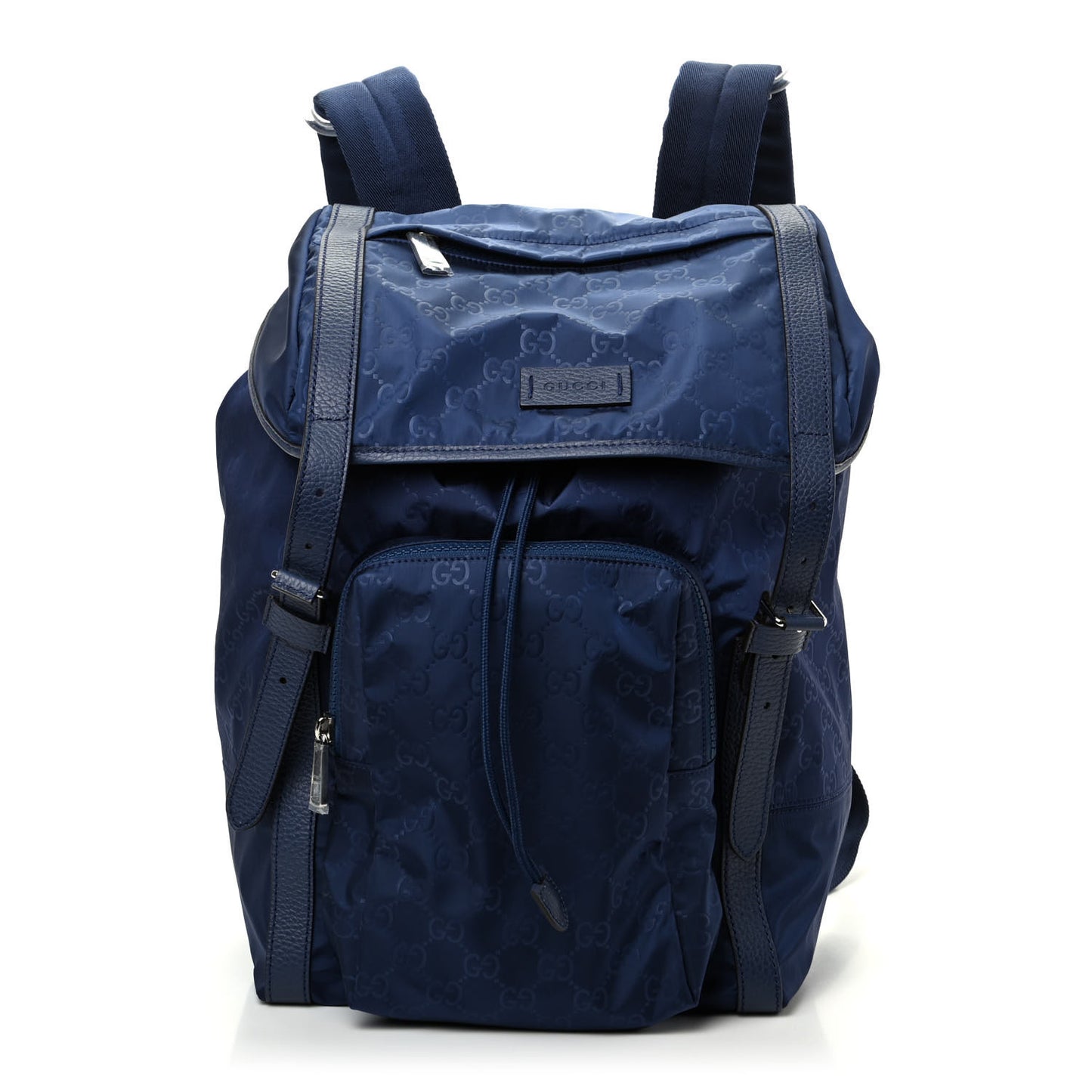 Nylon Monogram Medium Light Double Buckle Backpack Tide