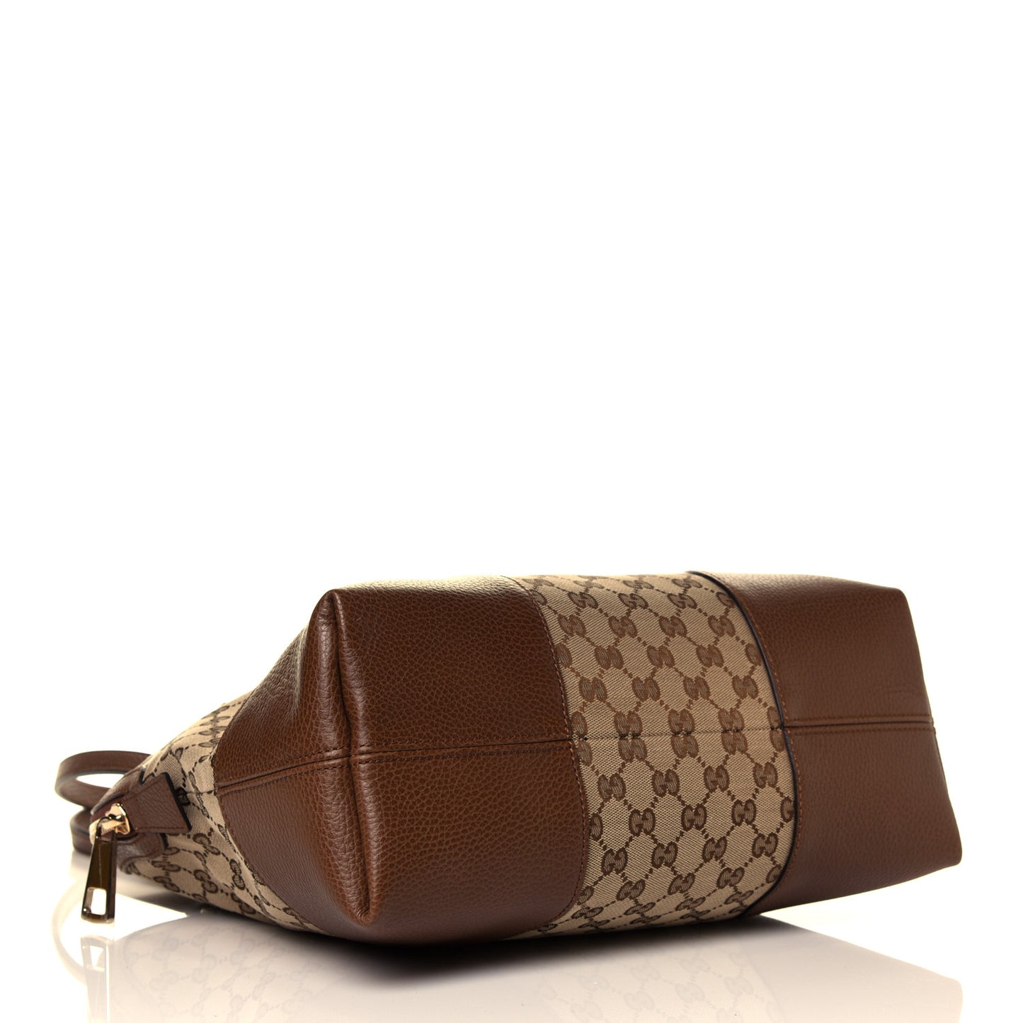 Monogram Medium Bree Shoulder Bag Beige Tabacco