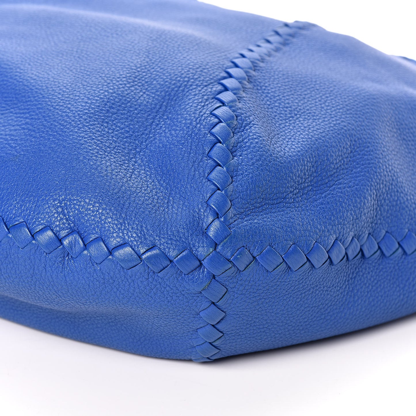 Cervo Deerskin Large Hobo Signal Blue