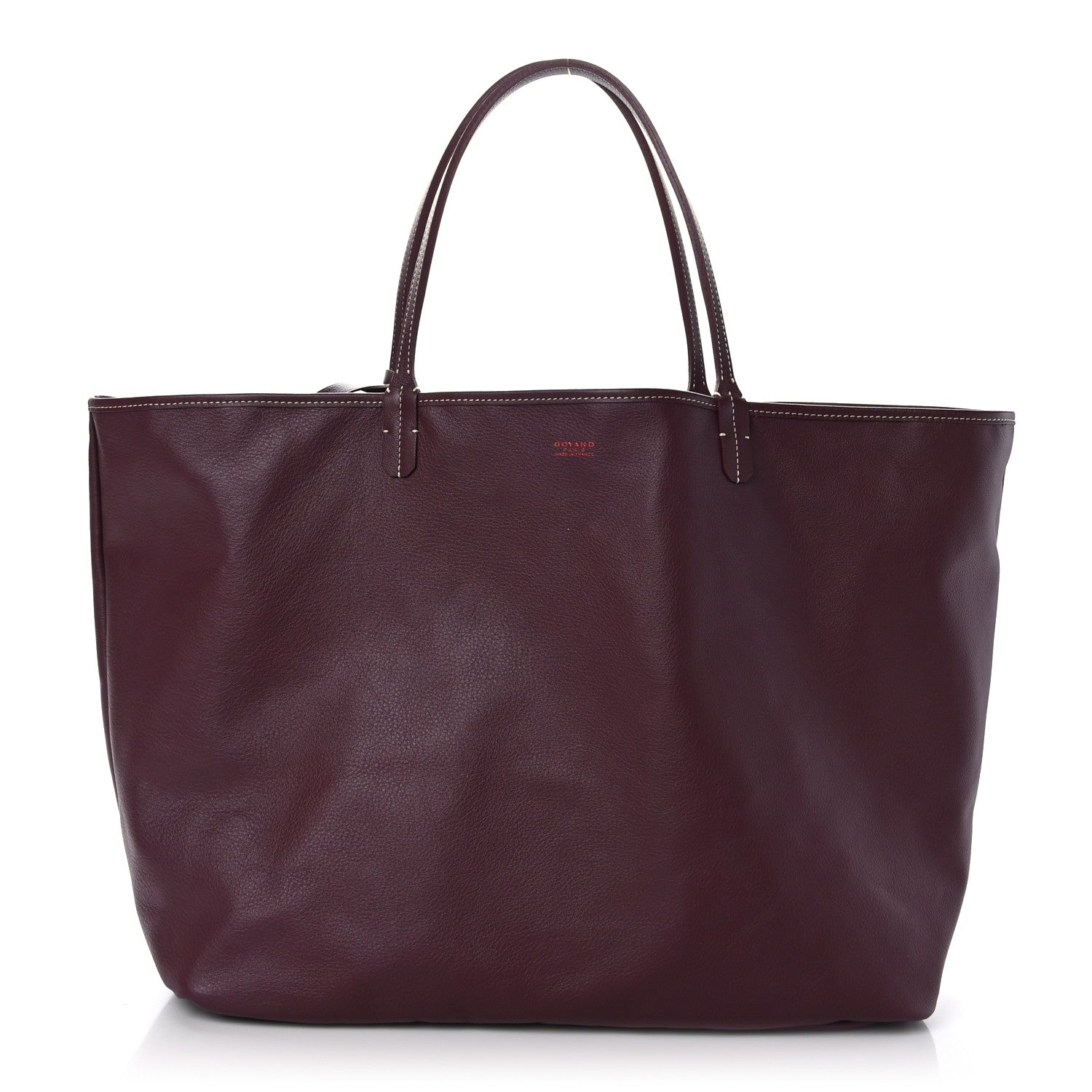 Goyard Goyardine Reversible Anjou GM Burgundy 10 of 14