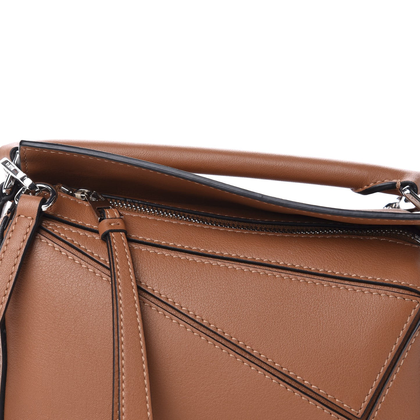 Calfskin Mini Puzzle Bag Tan
