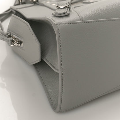 Balenciaga Grained Calfskin Neo Classic Silver Hardware S City Light Grey 7 of 8