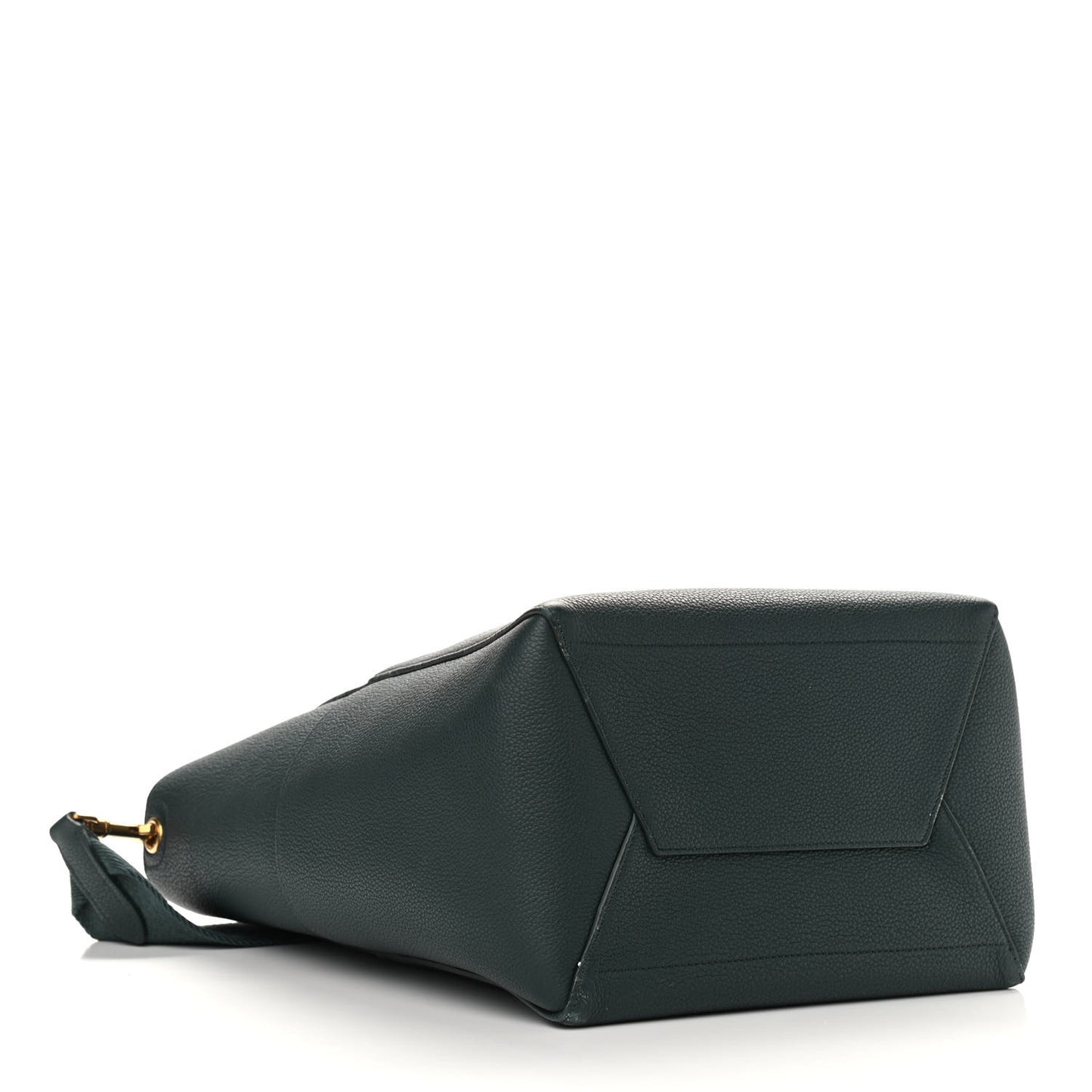 Soft Grained Calfskin Sangle Bucket Bag Amazone