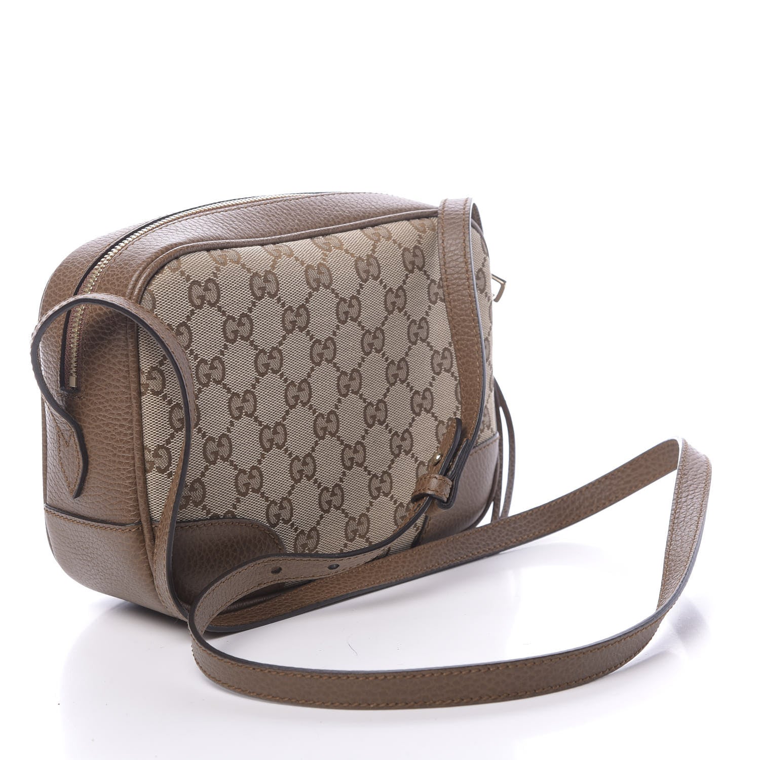 Gucci Monogram Mini Bree Messenger Bag Beige Tabacco 3 of 10