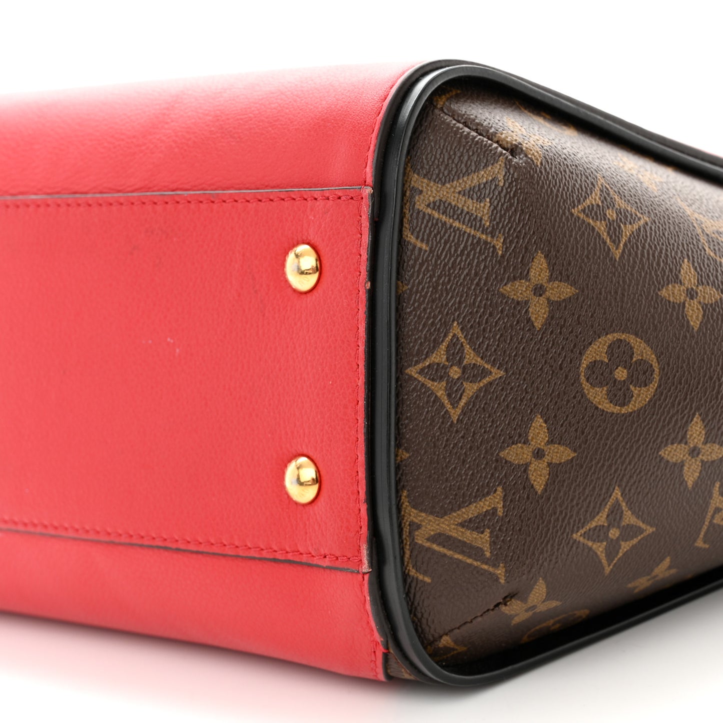 Calfskin Monogram Kimono Tote Cherry