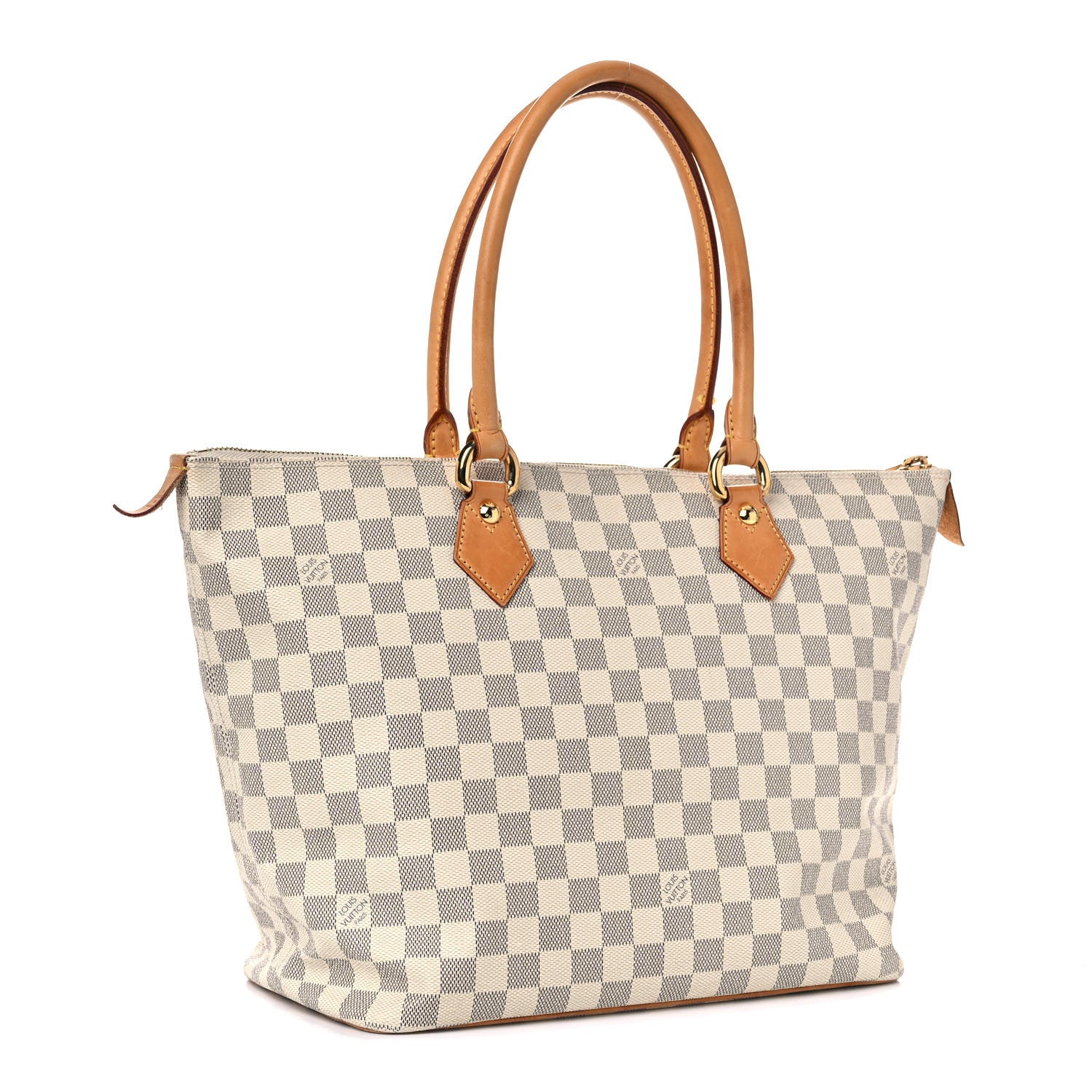 Louis Vuitton Damier Azur Saleya MM 3 of 38