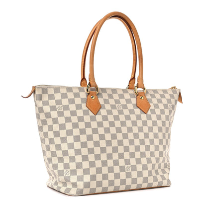 Louis Vuitton Damier Azur Saleya MM 3 of 38