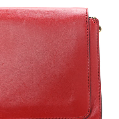 Chloe Lambskin Medium Elle Chain Clutch Red 15 of 15