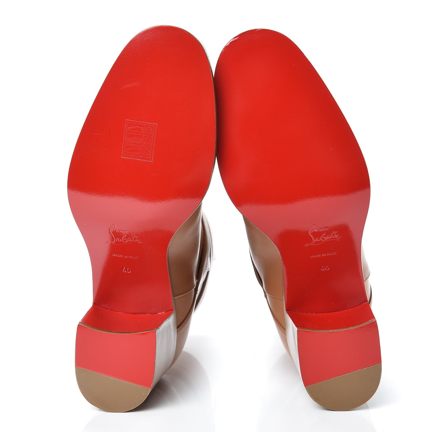 Christian Louboutin Calfskin Karistrap 70 Ankle Boots 40 Cuoio 5 of 10
