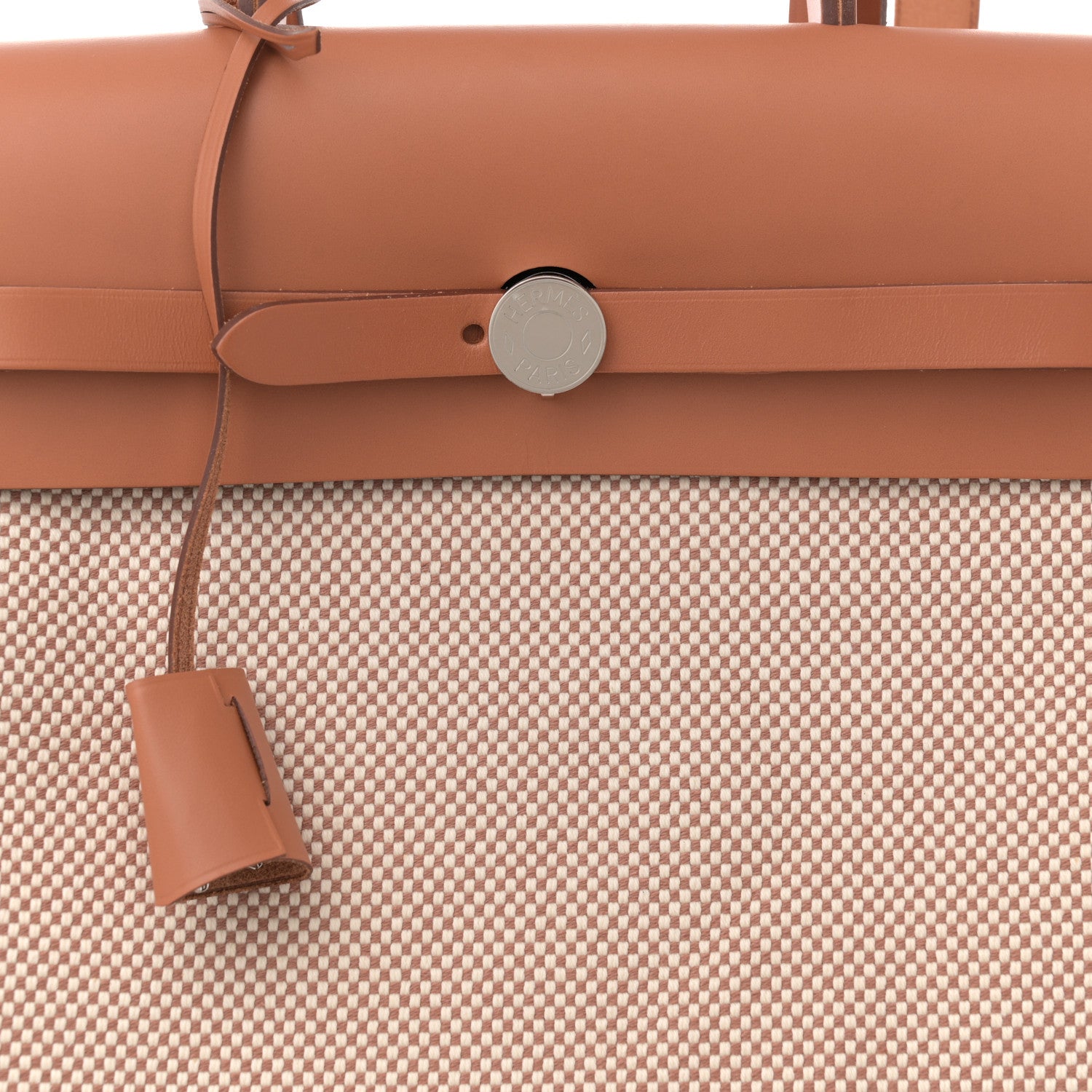 Hermes Vache Hunter Criss Viking Herbag a Dos Retourne Backpack Ecru Beige Naturel 9 of 11
