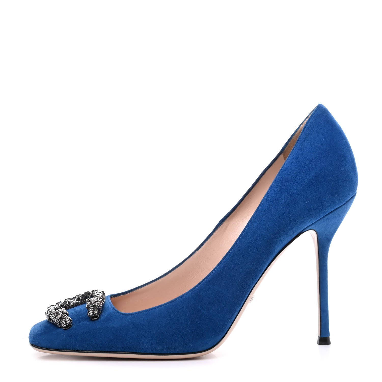 Gucci Suede Dionysus Pumps 41 Blue 1 of 11