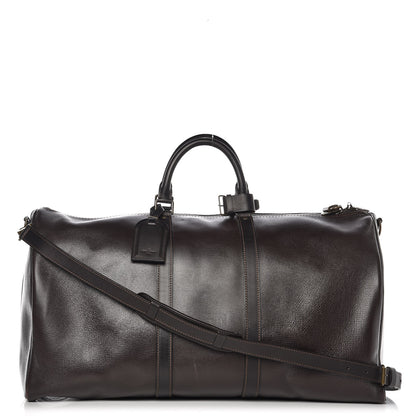 Louis Vuitton Utah Keepall 55 Coffee 1 of 14