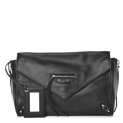 Balenciaga Veau Papier Sight Clutch Black 1 of 14