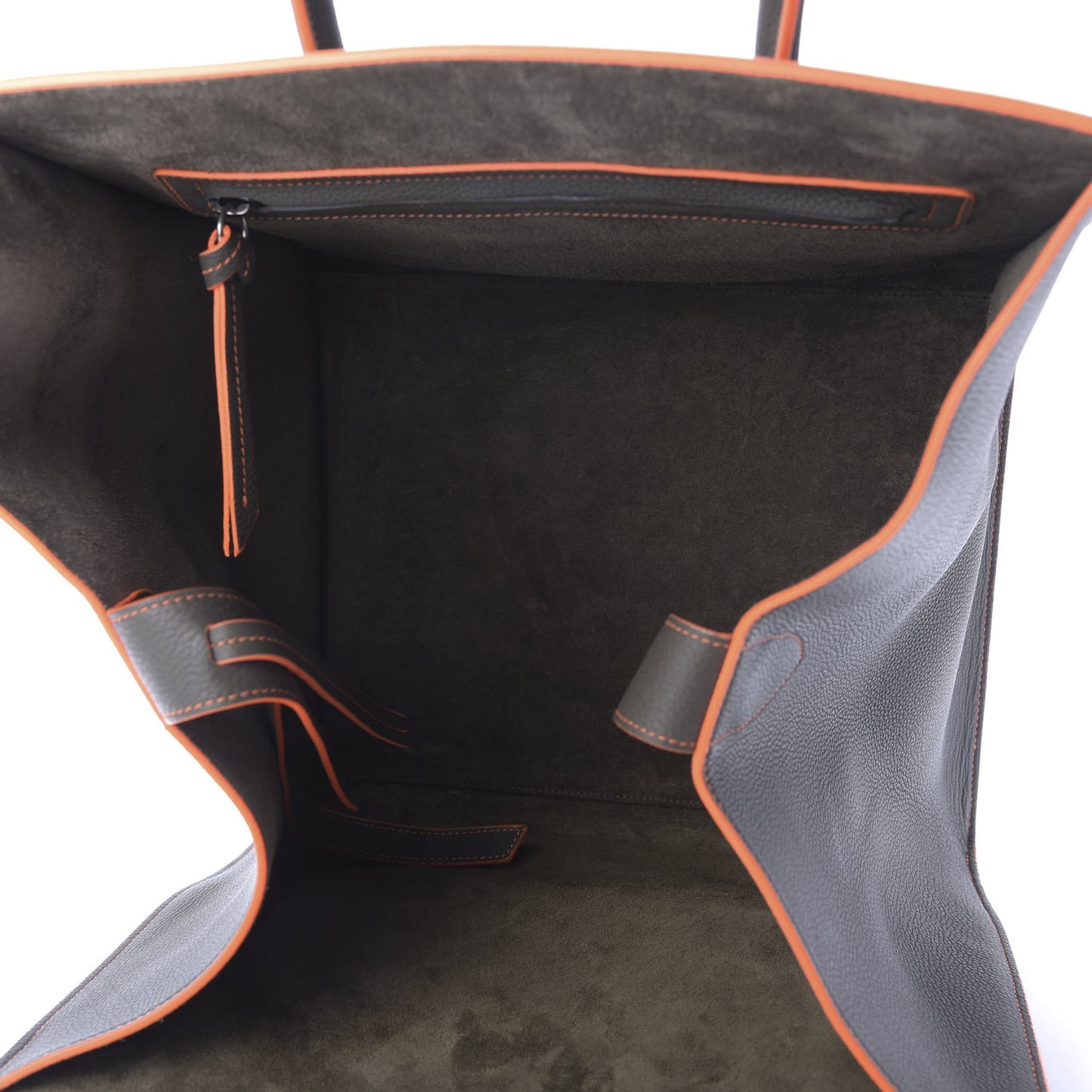 Baby Grained Calfskin Medium Phantom Luggage Stone