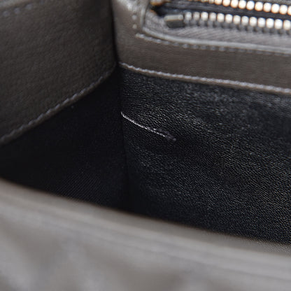 Saint Laurent Sheepskin Tri-quilt Monogram Large College Satchel Asphalt 8 of 11