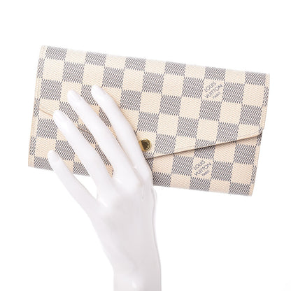 Louis Vuitton Damier Azur Sarah Wallet NM 2 of 7