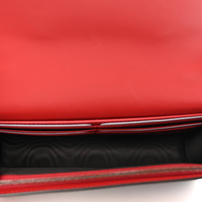 Gucci Calfskin Queen Margaret Chain Wallet Blue Agata Hibiscus Red Mystic White 5 of 9