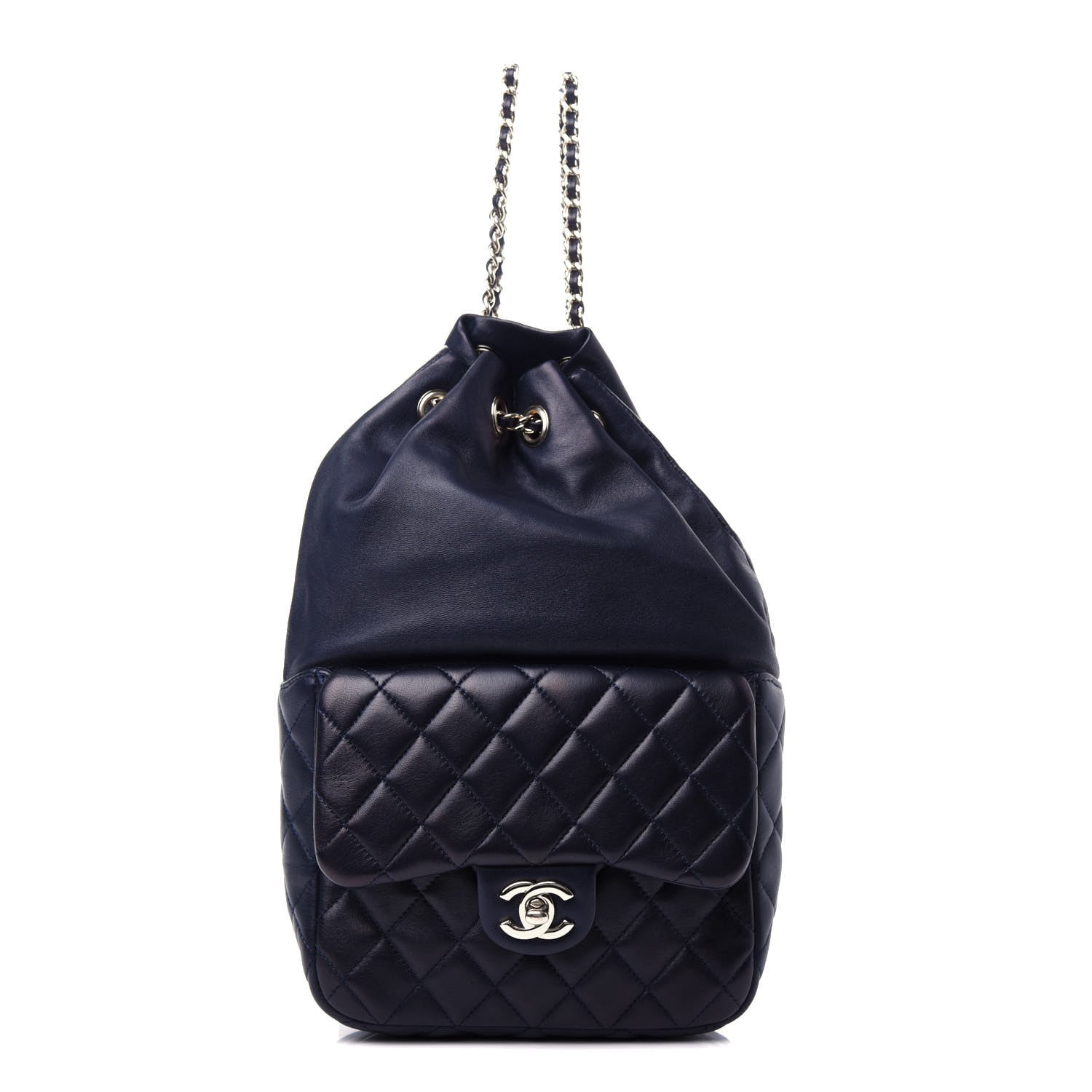 Chanel Lambskin Quilted Small in Seoul Backpack Navy 1 of 10