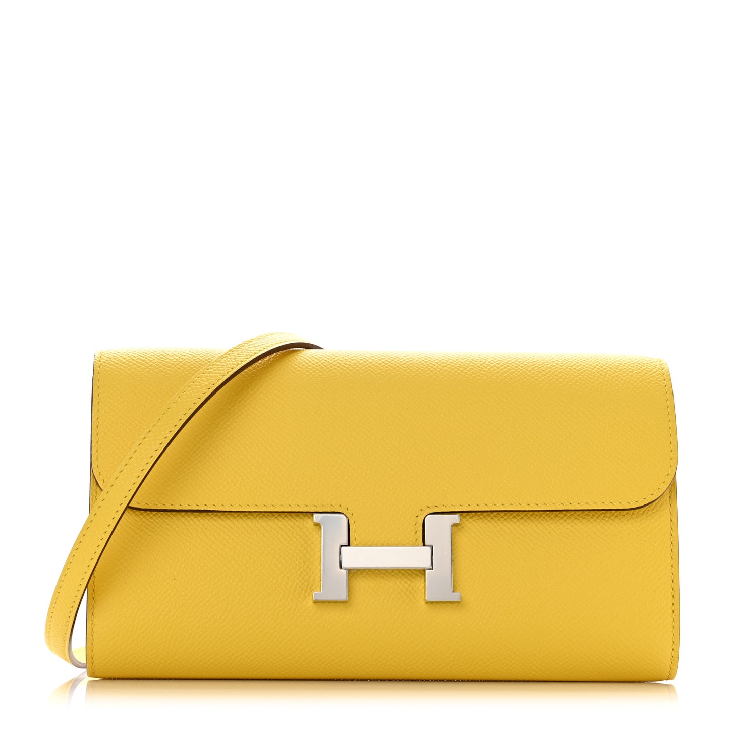 Epsom Constance Long Wallet To Go Wallet Jaune de Naples