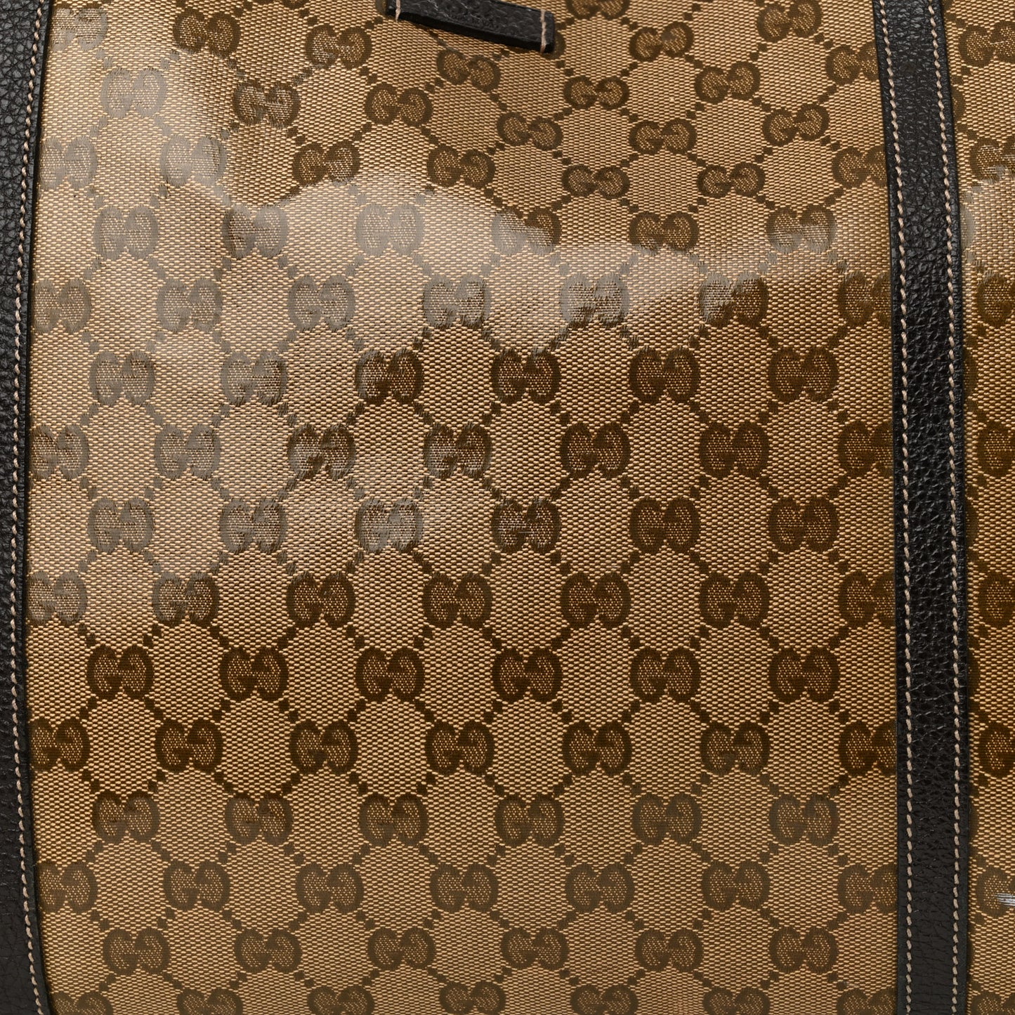 Crystal Monogram Large Joy Tote Beige Ebony Testa di Moro