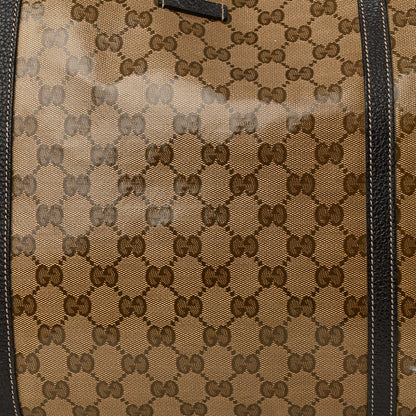 Gucci Crystal Monogram Large Joy Tote Beige Ebony Testa di Moro 8 of 21