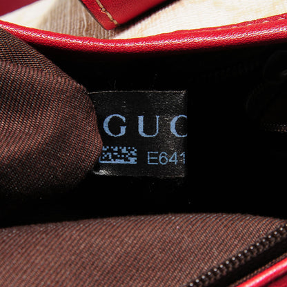 Gucci GG Plus Monogram Web Stripe Large Joy Tote Red 8 of 9