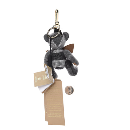 Burberry Cashmere House Check Thomas Bear Bag Charm Black 2 of 3