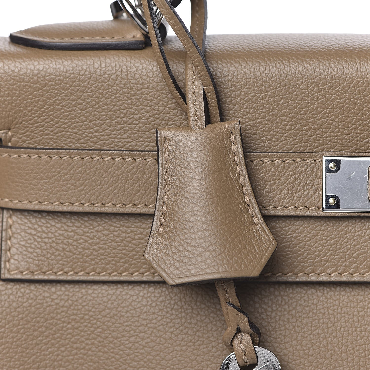 Hermes Evercolor Kelly Retourne 32 Beige De Weimar 34 of 40