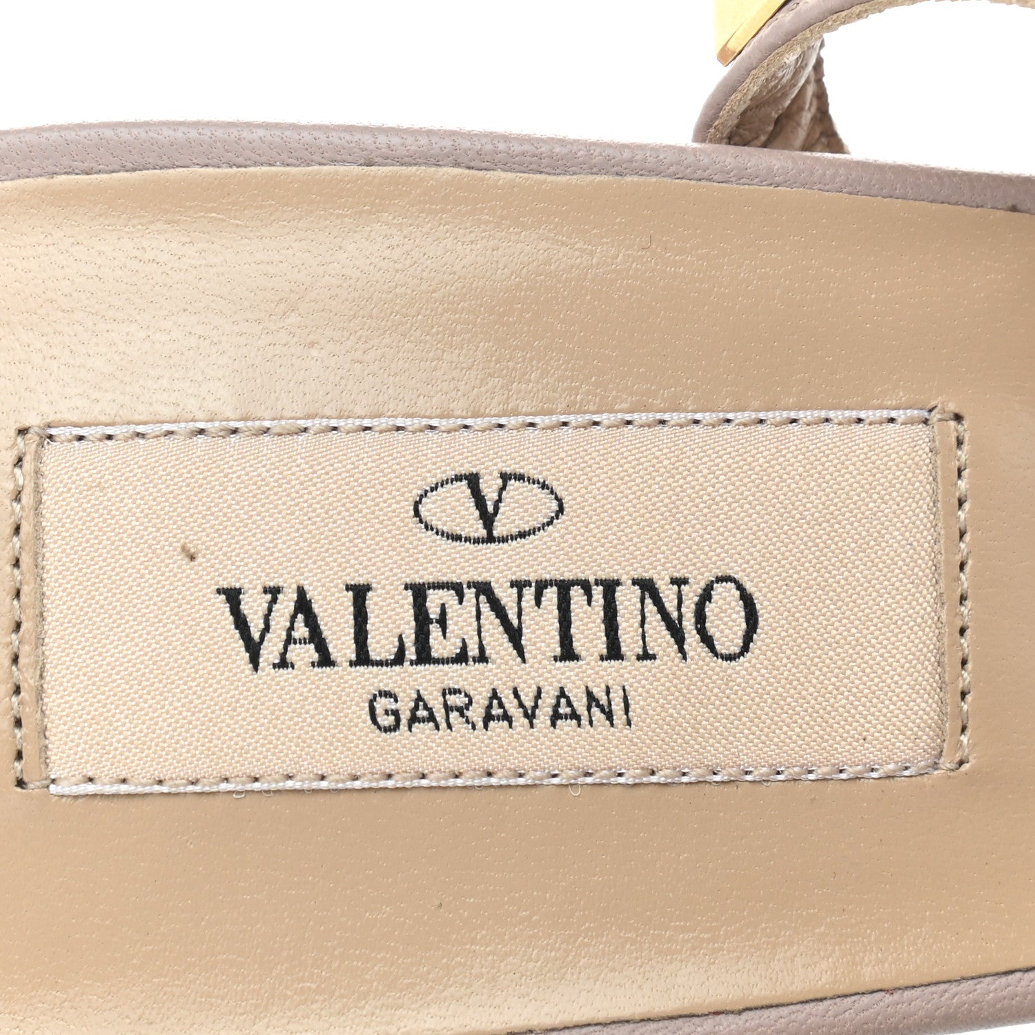 Valentino Garavani Patent Nappa Rockstud Ankle Strap 65mm Pumps 39 Black Poudre 7 of 7