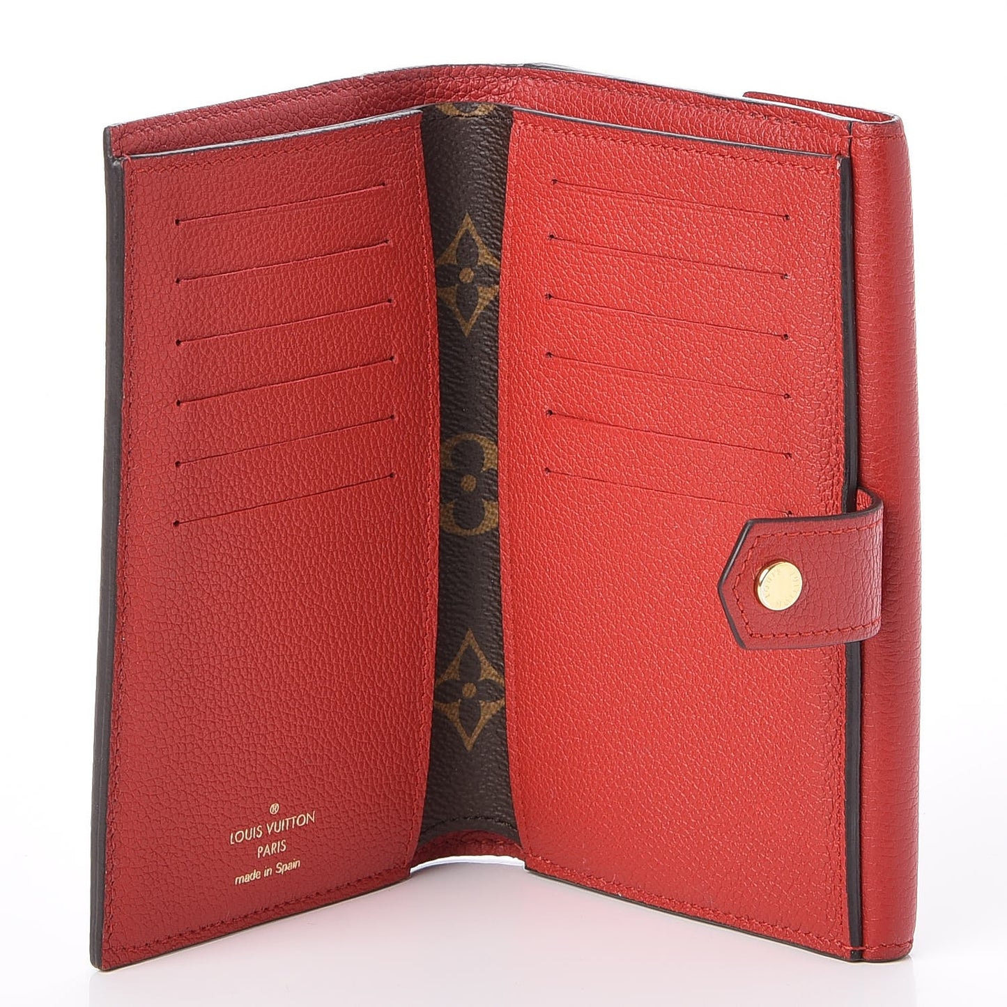 Monogram Pallas Compact Wallet Cherry