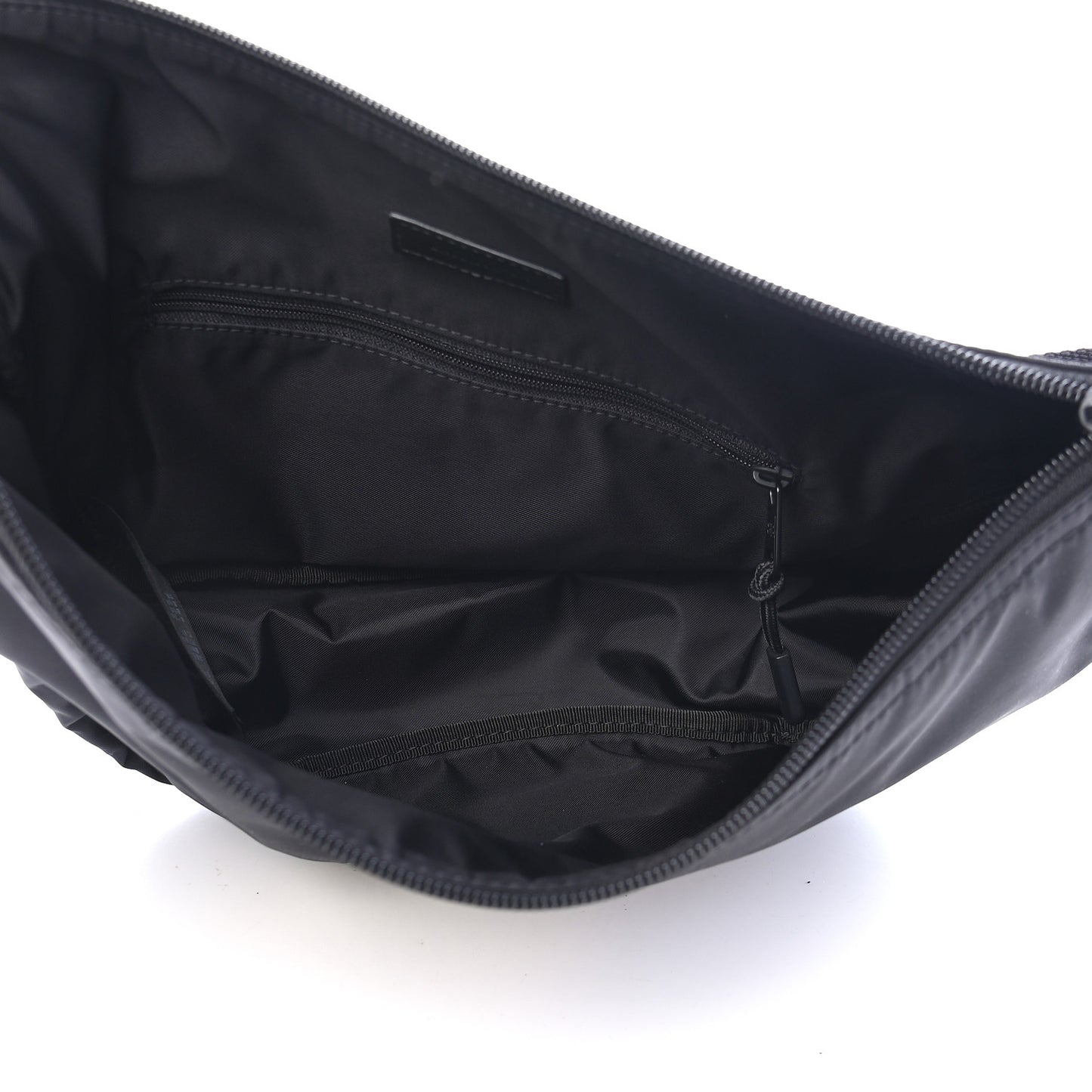 Nylon Hotel Sling Bag Black