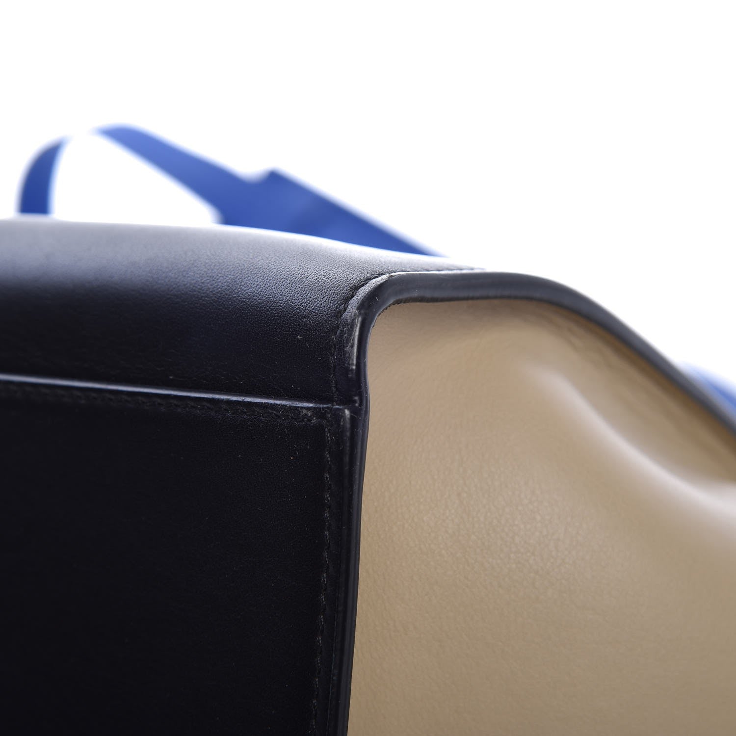 Celine Elephant Calfskin Small Tri-color Trapeze 8 of 12