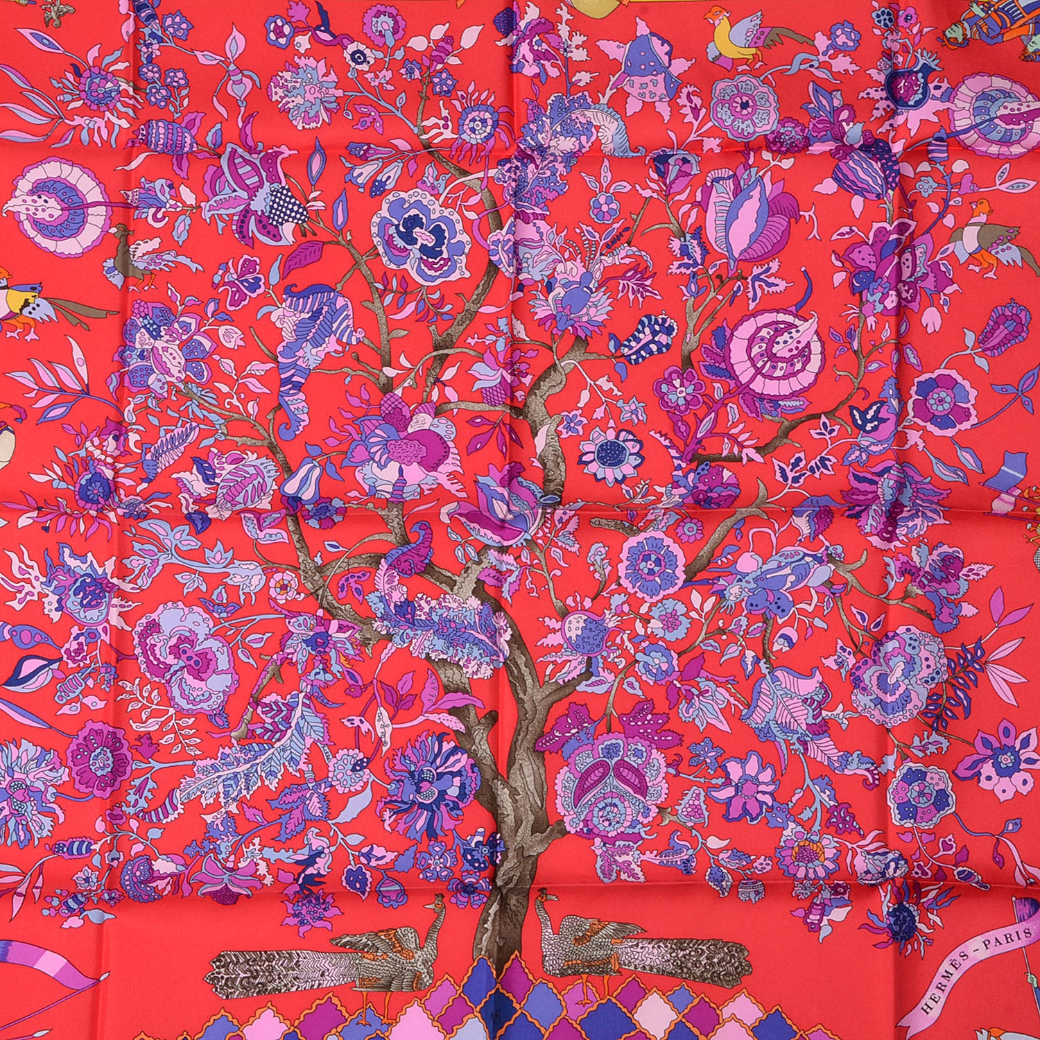 Hermes Silk Fantaisies Indiennes Scarf 90 1 of 6