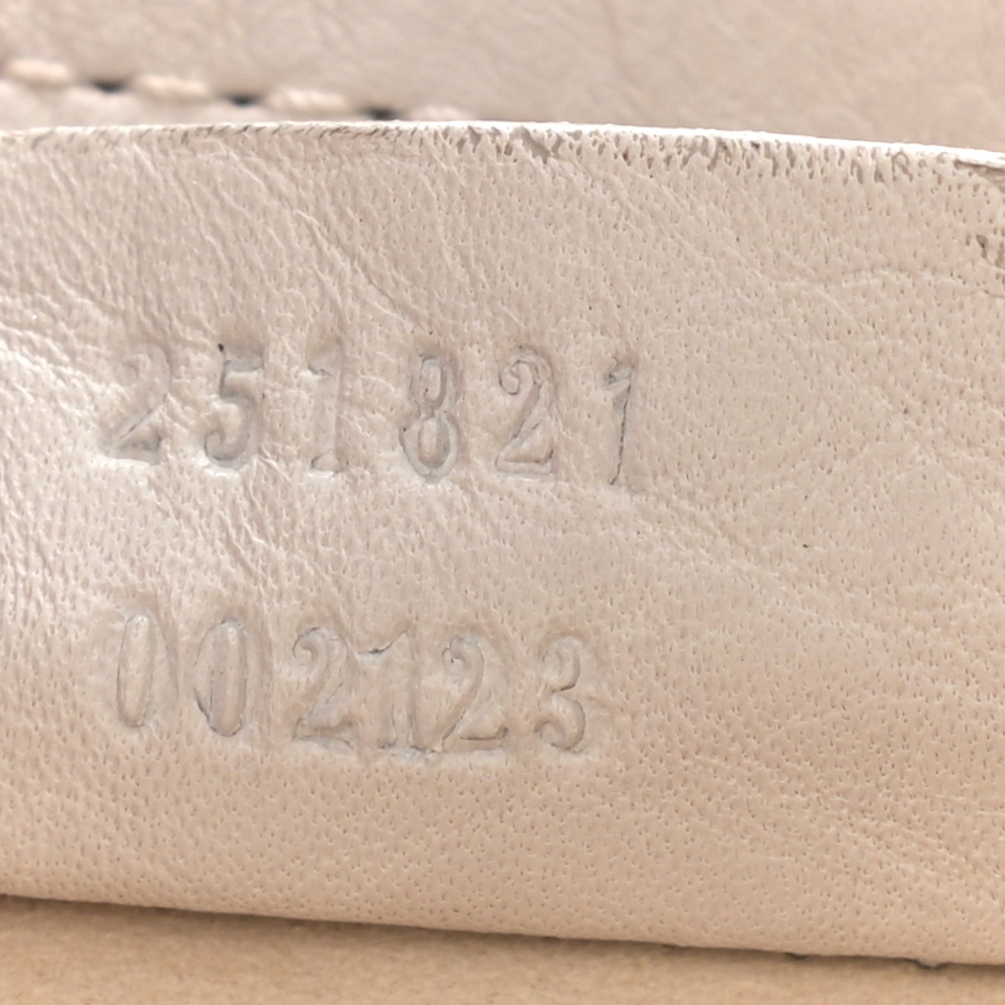 Pebbled Calfskin Small 1973 Chain Shoulder Bag Off White