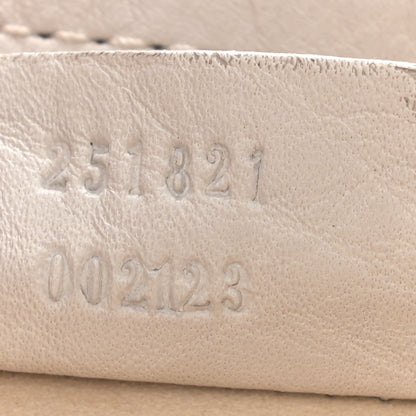 Gucci Pebbled Calfskin Small 1973 Chain Shoulder Bag Off White 6 of 9